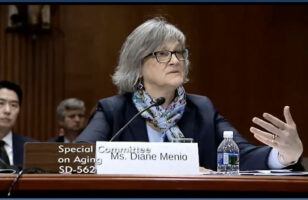 Diane Menio presenting to congress